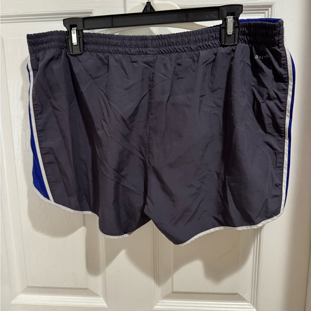 Women's‎ Nike Navy and Blue Athletic Shorts - Picture 2 of 2
